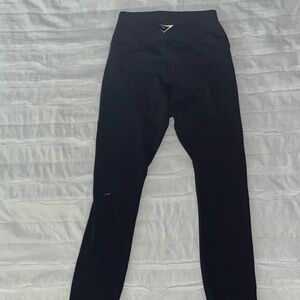 Black gym shark leggings